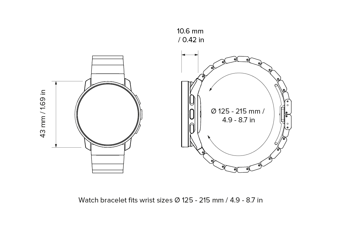 Product specifications diagram
