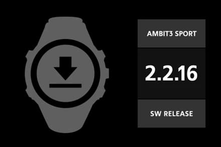 Suunto Ambit3 Sport软件更新,2016年6月