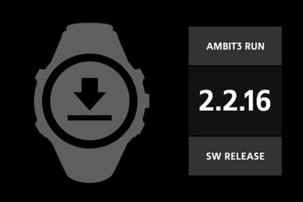 Suunto Ambit3 Run软件更新,2016年6月