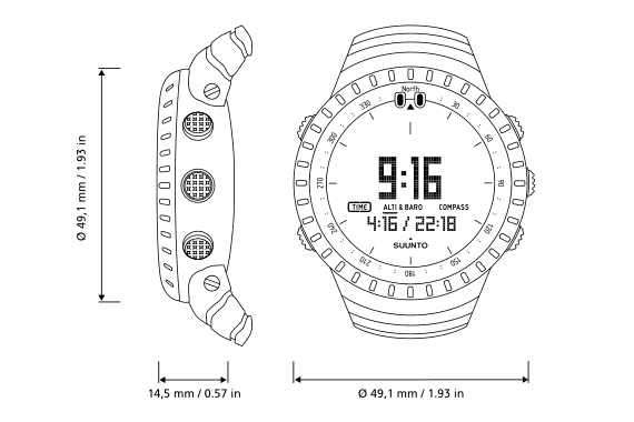 Product specifications diagram