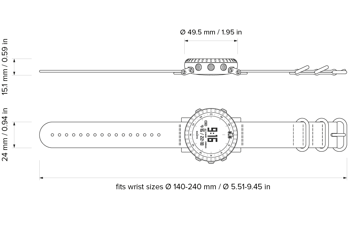 Product specifications diagram